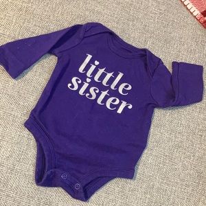 Little sister Newborn Onesie